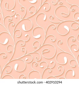 Seamless pattern. Ornament can be used as wallpaper. Seamless texture, for Valentine's Day, wedding, scrapbook, surface textures, gift wrapping paper.