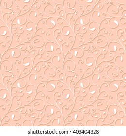 Seamless pattern. Ornament can be used as wallpaper. Seamless texture, wedding, scrapbook, surface textures, gift wrapping paper. Vector illustration.