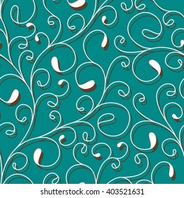 Seamless pattern. Ornament can be used as wallpaper. Seamless texture, wedding, scrapbook, surface textures, gift wrapping paper.