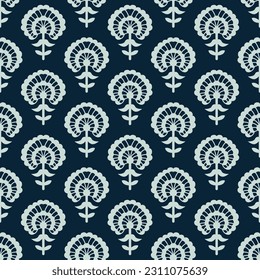 Diseño de adorno de patrones sin inconvenientes para fondo textil o de papel pintado. Estilo de los motivos clásicos
