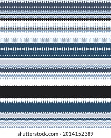 Seamless pattern with ornament from different types of border.