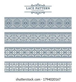 Seamless pattern ornament, embroidery and laser cut