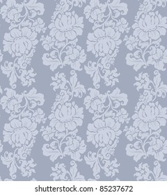 Seamless pattern, ornament floral, curtains