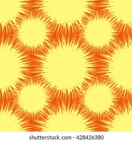 Seamless pattern. Ornament of fuzz. Textile. Wrapping paper. Background.