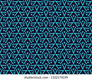 Seamless pattern. Ornament geometric. Linear abstract background.