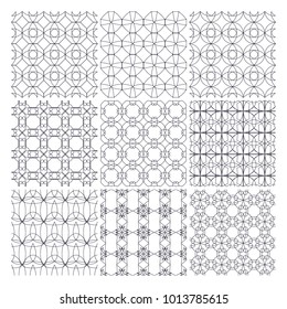 Seamless pattern ornament geometrical