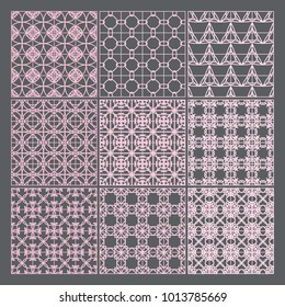 Seamless pattern ornament geometrical