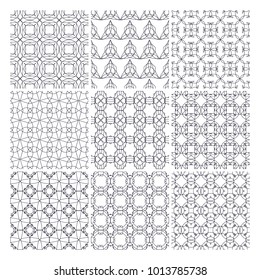 Seamless pattern ornament geometrical