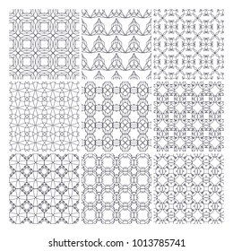 Seamless pattern ornament geometrical
