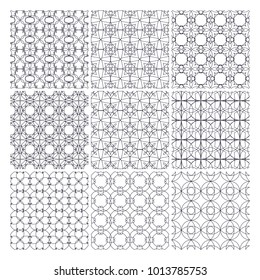 Seamless pattern ornament geometrical