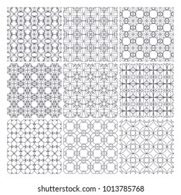 Seamless pattern ornament geometrical