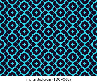 Seamless pattern. Ornament of lines and curls. Linear abstract background.
