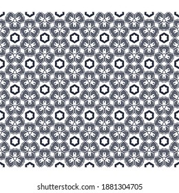 Seamless Pattern Ornament Shape Vector