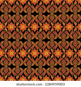 patrón impecable con estilo ornamento africano 