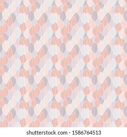 Seamless pattern with ornamental  leaves in doodle style. Perfect for wallpaper, gift paper, pattern fills, web page background, autumn   cards.