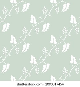 seamless pattern ornamental with leaves.vector