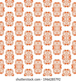 seamless pattern of ornamental mandala background design illustration. 