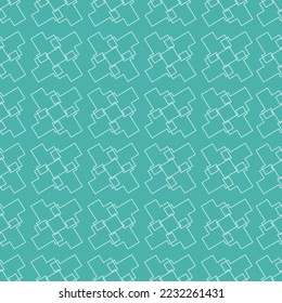 Seamless pattern ornamental textured on green background. Linear rich green textures, vector illustration
