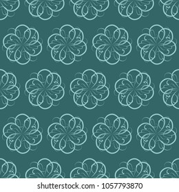Seamless pattern with ornaments. Elements for design and decoration.
