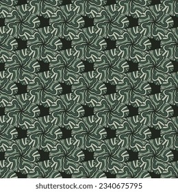 Seamless pattern with ornaments. Vibrant background. Vector illustration.