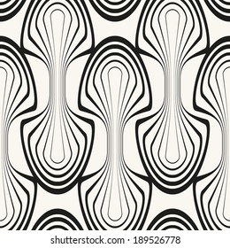 Seamless pattern. Ornate scaled ornament. Geometric stylish background. Vector repeating texture