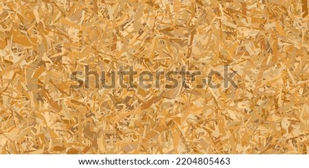 Seamless pattern of OSB building panels from wooden chips. Plywood vector texture. Oriented particle board background. Sheet of fibreboard with fragments of compressed sawdust. Stock foto © 