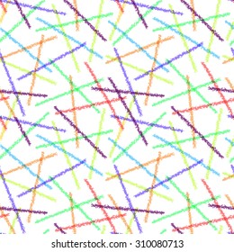 seamless pattern out of crossing colorful loose lines