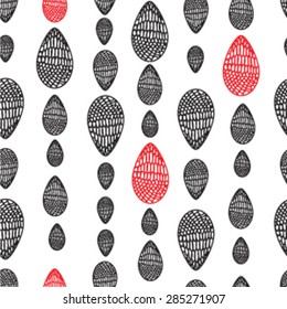 seamless pattern with oval elements