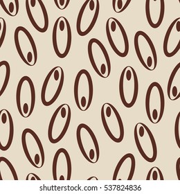 Seamless pattern of ovals. Abstract background. Good design.