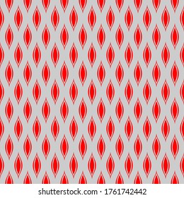 Seamless pattern of ovals. Geometric background.