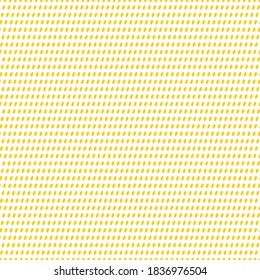 Seamless pattern of ovals. Geometric orange background.