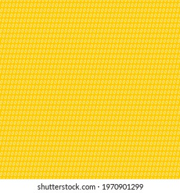 Seamless pattern of ovals. Geometric orange background.