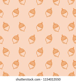 Seamless pattern of Pack of pretty autumn leaves and flowers vector