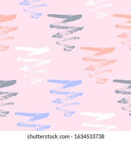 Seamless pattern with paint spots on light purple background. Vector illustration. Abstract background. For banners, web, scrapbooking, wrapping paper, printing on textile, clothes, package, crockery.