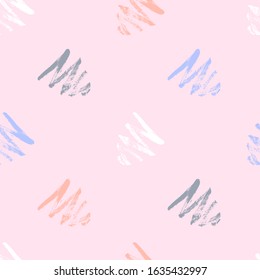 Seamless pattern with paint spots on light lilac background. Vector illustration. Abstract background. Can be used for banners, web, scrapbooking, wrapping paper, printing on textile, clothes, package