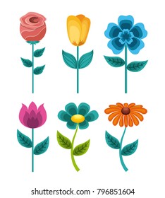 seamless pattern painting flowers decoration design