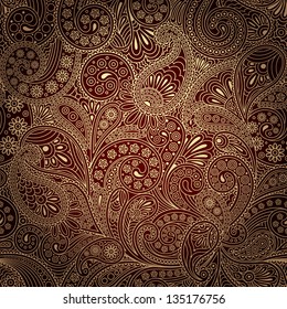 seamless pattern with paisley