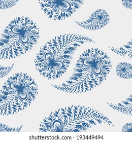 seamless pattern paisley