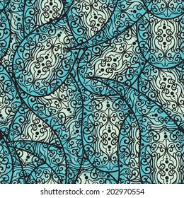 seamless pattern with paisley
