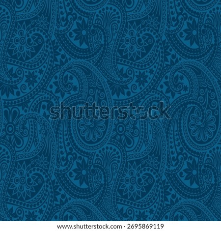 seamless pattern with paisley. Floral wallpaper. Decorative ornament for fabric, textile, wrapping paper. Traditional oriental seamless paisley pattern.