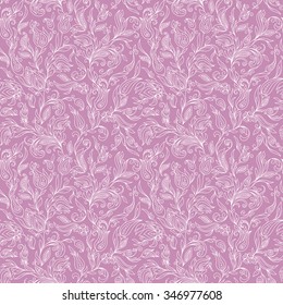  Seamless Pattern.  Paisley Flowers Illustration Design Elements