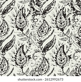 Seamless pattern, paisley, vector,all over pattern,