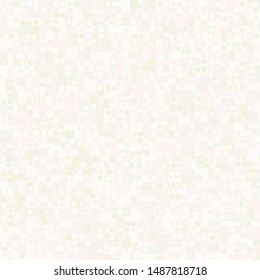 Seamless pattern. Pale colors. Pixel shards and rounded squares.