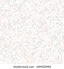 Seamless pattern. Pale colors. Pixel shards and squares. Universal background.