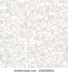 Seamless pattern. Pale colors. Pixel shards and squares. Universal background.