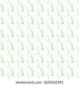 Seamless pattern with palm leaves on black background