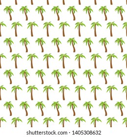 Seamless Pattern with palm trees. Colorful summer background. Vector illustration
