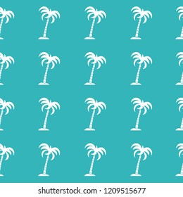 Seamless pattern with palm trees. Design for postcard, invitation, banner.