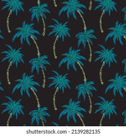 SEAMLESS PATTERN PALM TREES MENSWEAR APPAREL BACKGROUND ABSTRACT