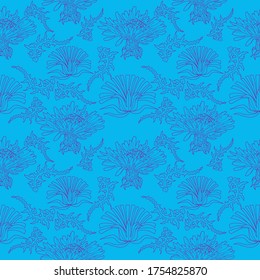 Patrón sin inconvenientes para el papel y los textiles con dientes de león. Étnica y natural, floral, retro, elemento de diseño tribal. Fondo vectorial aislado.